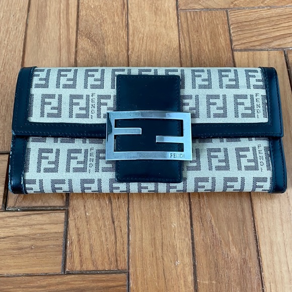 Handbags - Vintage Fendi wallet in decent condition with only minor wear.